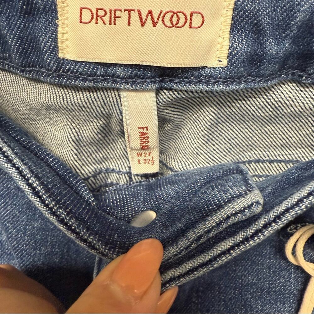 DRIFTWOOD Farrah Midnight Rose Wide Leg Jeans - Picture 7 of 9